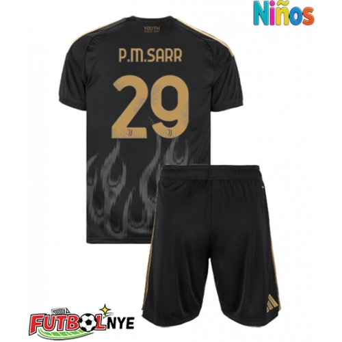 Camiseta Juventus Pape Matar Sarr #29 Tercera Equipación para niños 2026-27 manga corta (+ pantalones cortos)